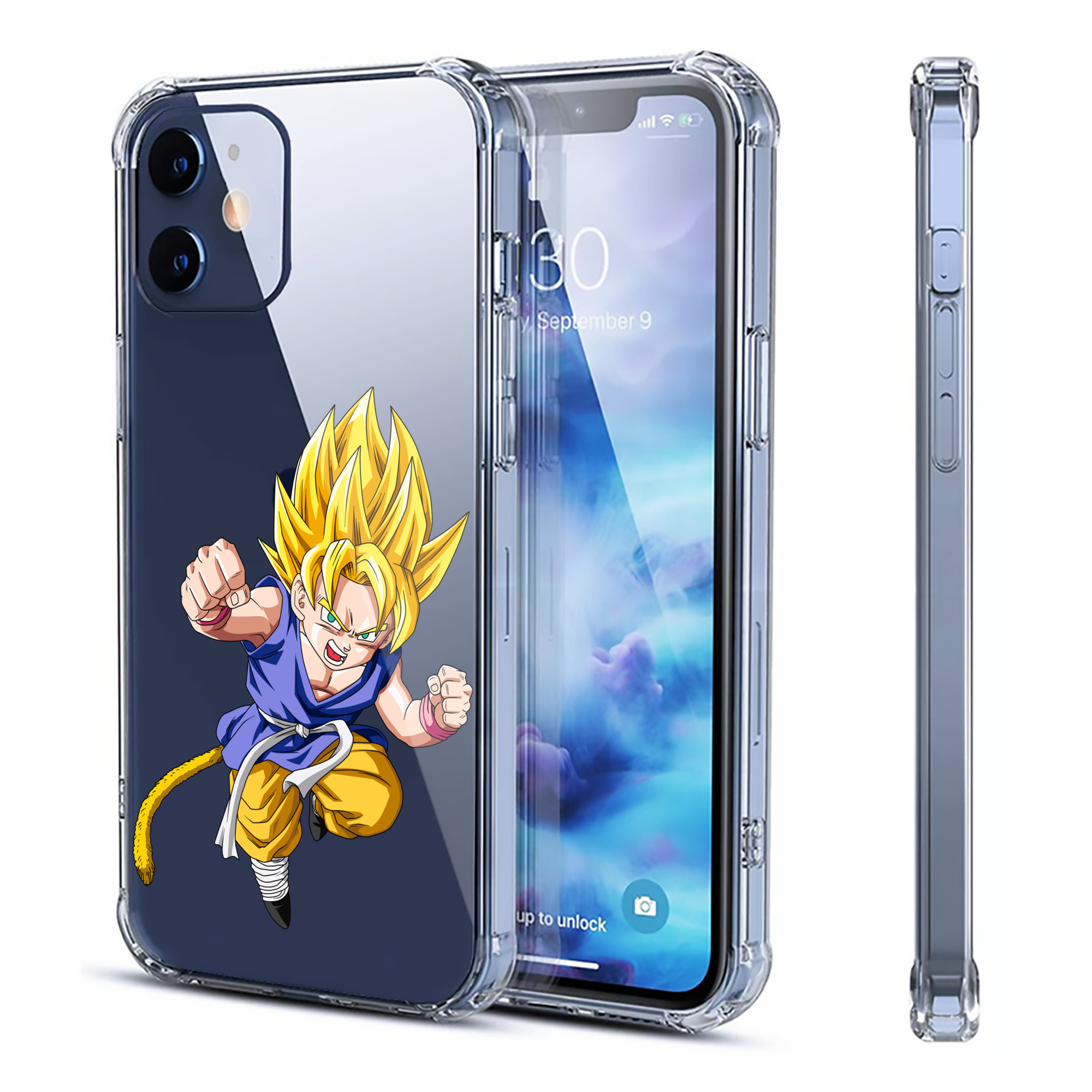 （画像用） ドラゴンボール ベジット DRAGON BALL Vegetto 【iPhone 12シリーズ対応】透明スマホケース（クリアソフトケース）